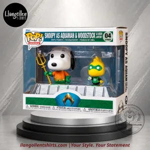 Peanuts x DC Comics Snoopy as Aquaman & Woodstock as Green Lantern #04 Funko Pop! Heroes 2-Pack Vinyl Figure
