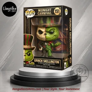 The Grinch x Jack Skellington Grinch Skellington Stitched Top Hat Patchwork Suit Funko Pop Concept Figure 2026