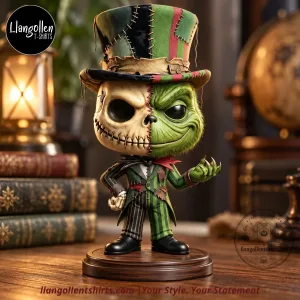 The Grinch x Jack Skellington Grinch Skellington Stitched Top Hat Patchwork Suit Funko Pop Concept Figure 2026