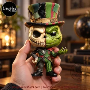 The Grinch x Jack Skellington Grinch Skellington Stitched Top Hat Patchwork Suit Funko Pop Concept Figure 2026