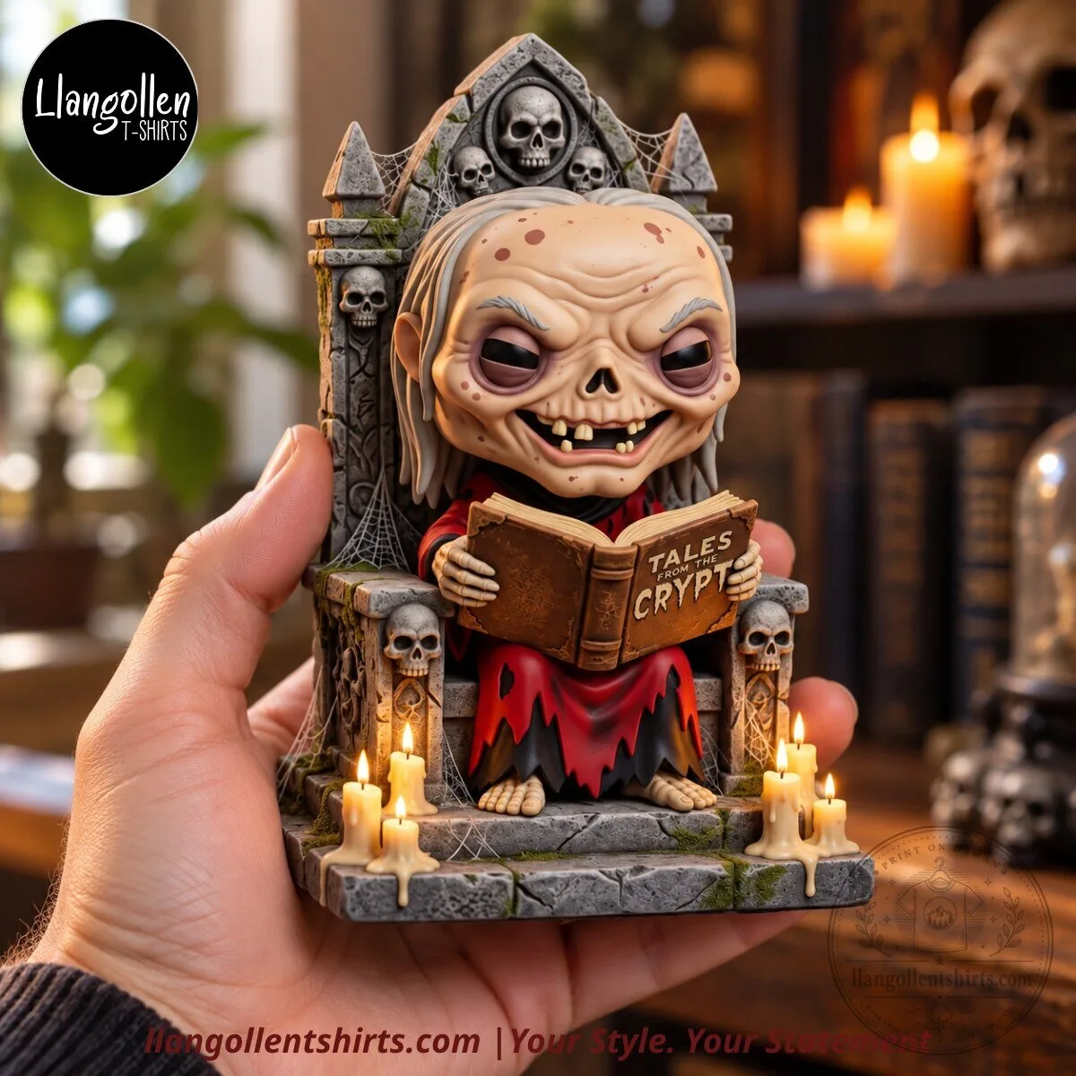 Tales from the Crypt The Crypt Keeper Funko Pop Television 1050 Gothic Skull Throne & Candle Vinyl Figure Display Set Concept Tales from the Crypt The Crypt Keeper Funko Pop Television 1050 Gothic Skull Throne & Candle Vinyl Figure Display Set Concept