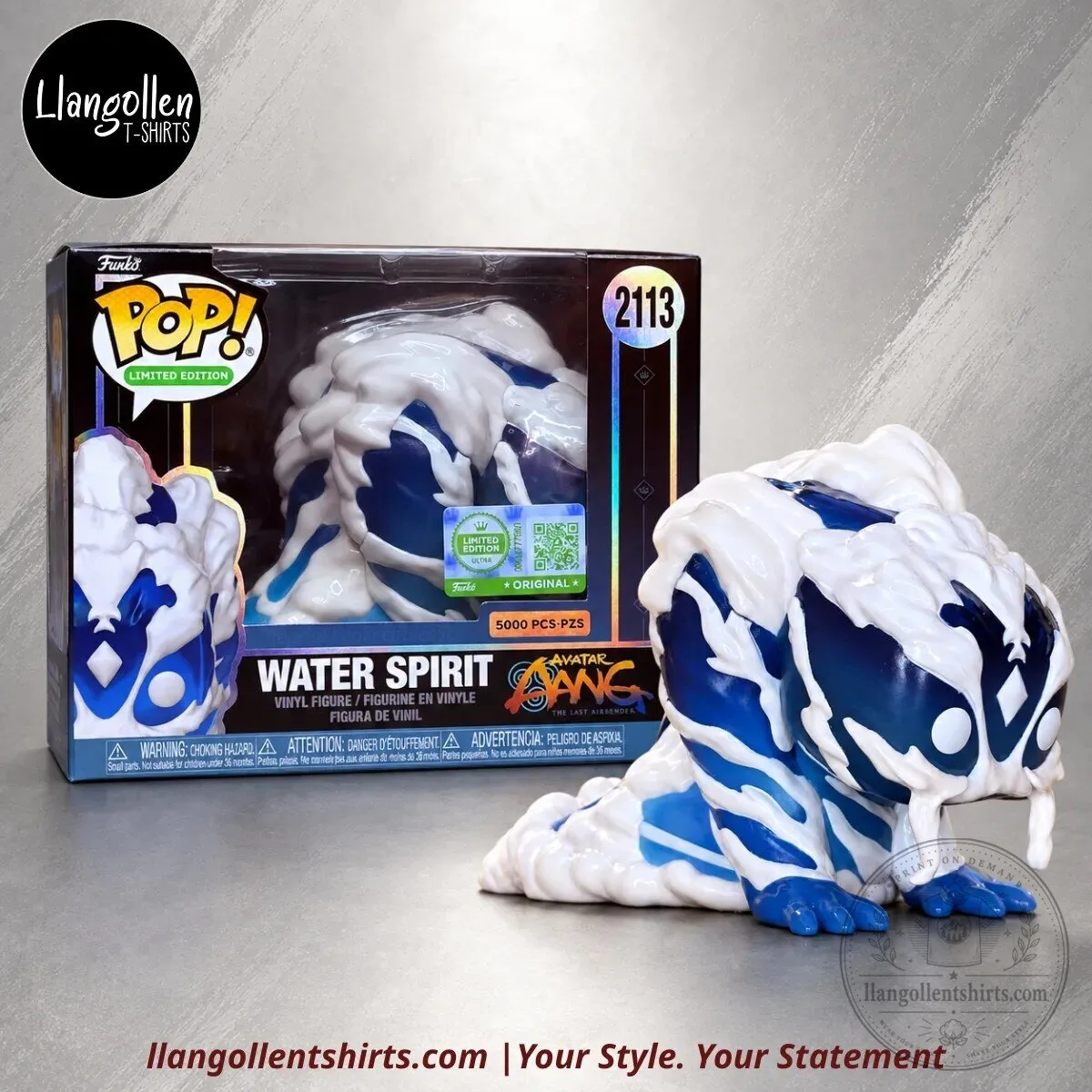 Funko Pop! Avatar: The Last Airbender Water Spirit Aang #2113 Limited Edition 5,000-Piece Vinyl Figure