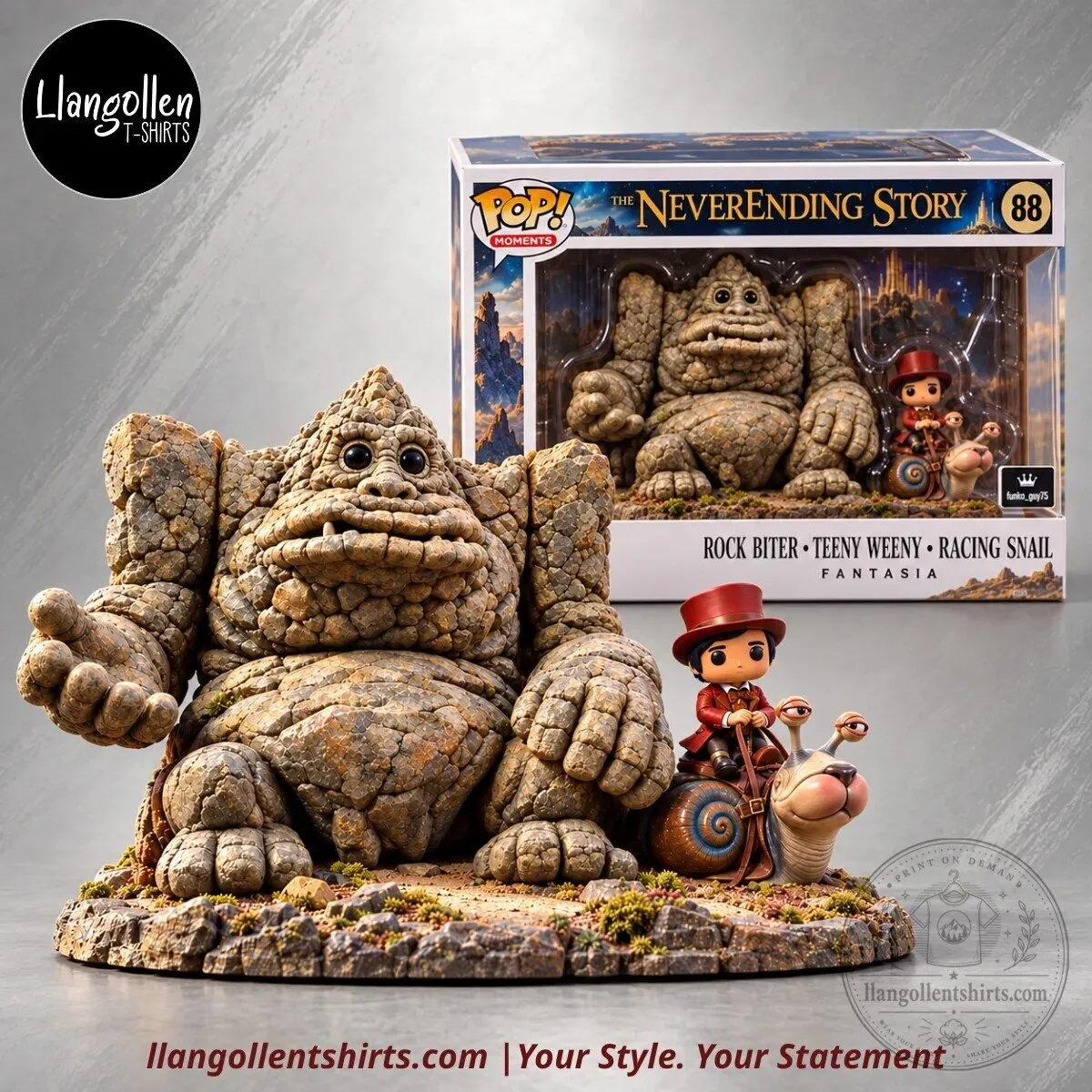 The NeverEnding Story x Rock Biter & Racing Snail Funko Pop Moments Concept #88
