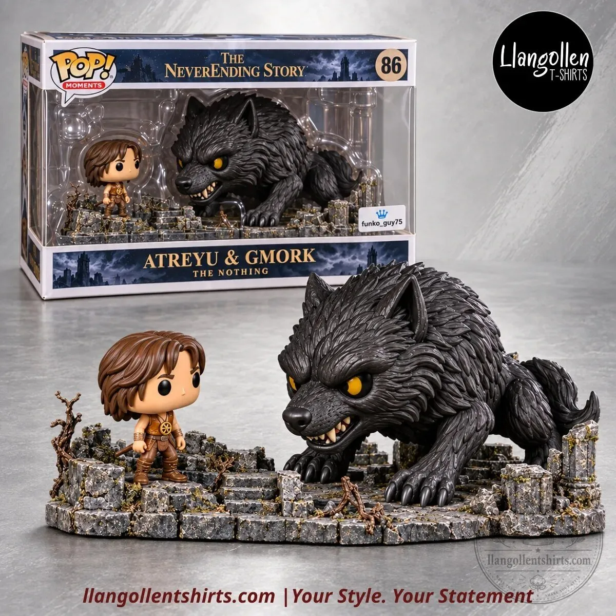The NeverEnding Story x Atreyu & Gmork The Nothing Showdown Funko Pop Concept #86